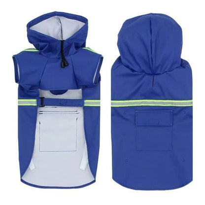 Rainaway™ - Dog Raincoat With Leash/Harness Port - Agora Pet Supply